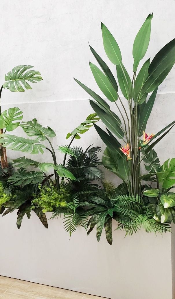 Cây giả không nuôi dưỡng dòng khí như cây tươi