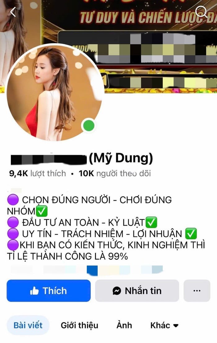 Qua hình ảnh do người đẹp đăng tải, fanpage giả mạo Midu có hơn 10 nghìn lượt theo dõi, được xây dựng khá bài bản với hình ảnh, thông tin cá nhân.
