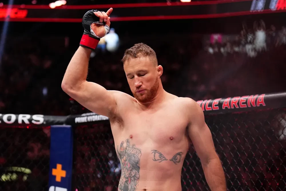 Justin Gaethje tại sự kiện UFC 313