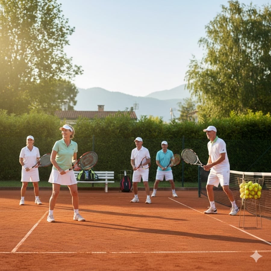 Quần vợt được xem là môn thể thao có mối liên hệ nổi bật với tuổi thọ nhờ kết hợp vận động toàn thân và tương tác xã hội.