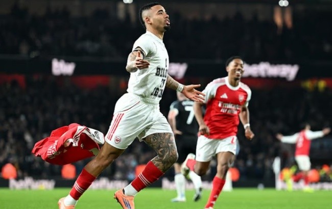 Jesus là siêu dự bị của Arsenal.