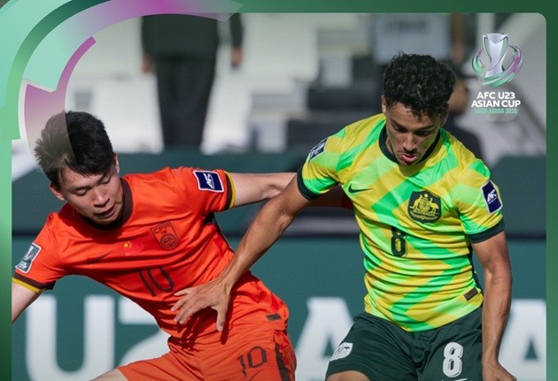 U23 Trung Quốc đã đánh bại Úc.