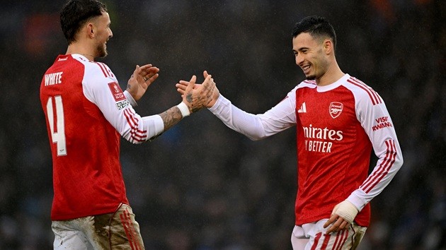 Martinelli đã toả sáng rực rỡ.