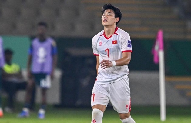 Đình Bắc ghi bàn giúp U23 Việt Nam giành chiến thắng.