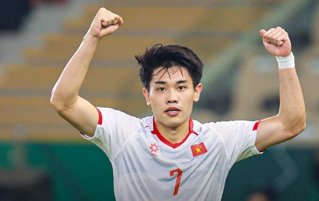 Nguyễn Đình Bắc giúp U23 Việt Nam hạ gục U23 Saudi Arabia. Ảnh: VFF.