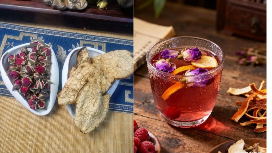 Trà hoa hồng trần bì thích hợp với những người thức khuya do bồn chồn, lo âu, trằn trọc, khó ngủ.