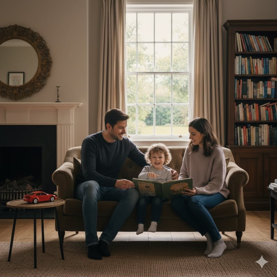 Khi cảm xúc của trẻ được tôn trọng, gia đình trở thành nơi an toàn để trẻ bộc lộ suy nghĩ thật.