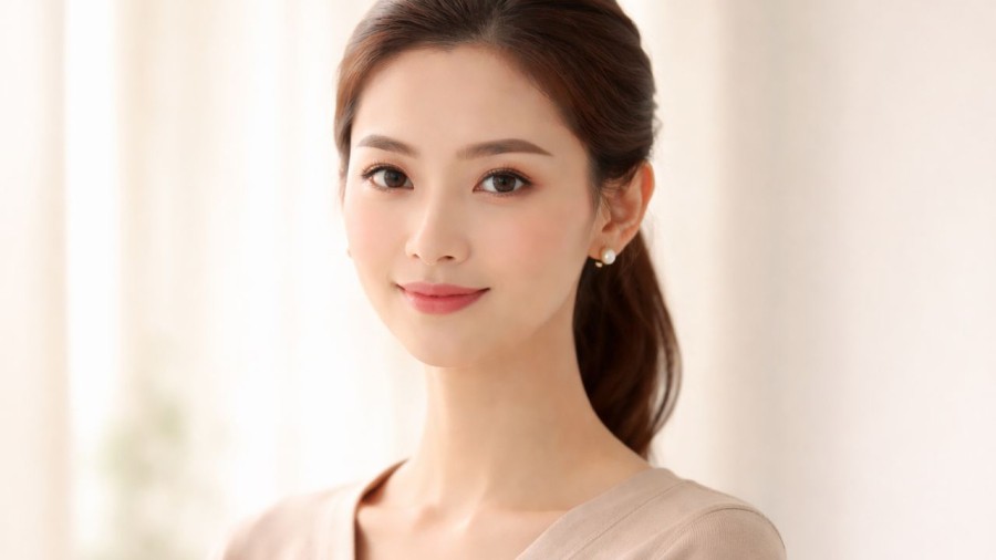 Trán rộng không nhăn da sáng là một điểm của người giữ được tiền theo nhân tướng học