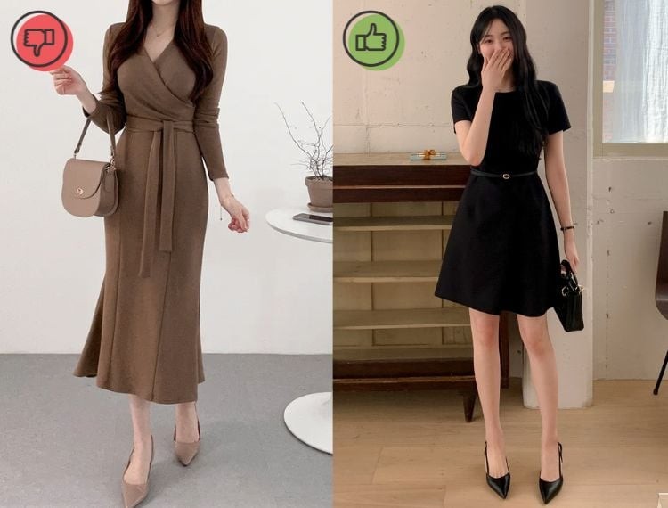 Những thiết kế váy cotton phom rộng, không có cấu trúc rõ ràng thường khiến tổng thể trông xuề xòa, kém chỉn chu, từ đó làm phong cách trở nên già dặn hơn so với mong muốn.