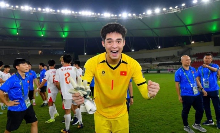 Trung Kiên cùng các đồng đội có màn trình diễn ấn tượng tại VCK U23 châu Á.