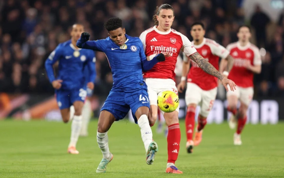 Estevao Willian hứa hẹn là mũi nhọn nguy hiểm với hàng phòng ngự của Arsenal. 