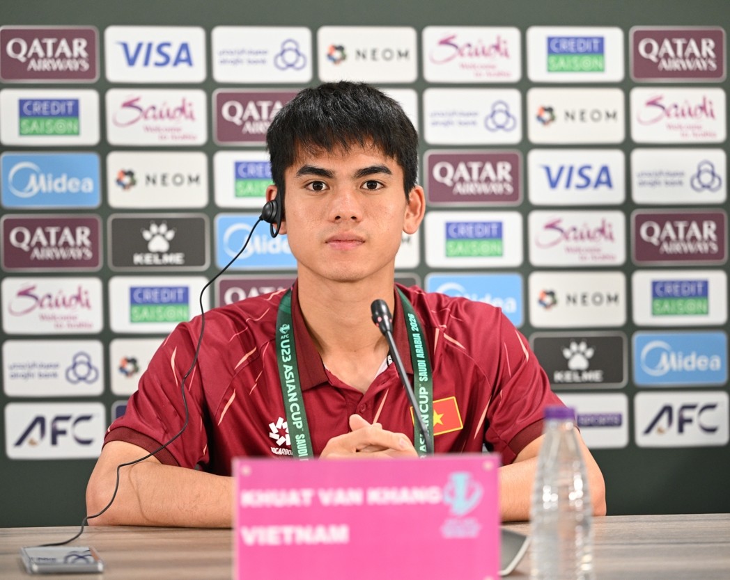 Khuất Văn Khang muốn phá dớp tứ kết tại các giải châu Á. Ảnh: VFF.