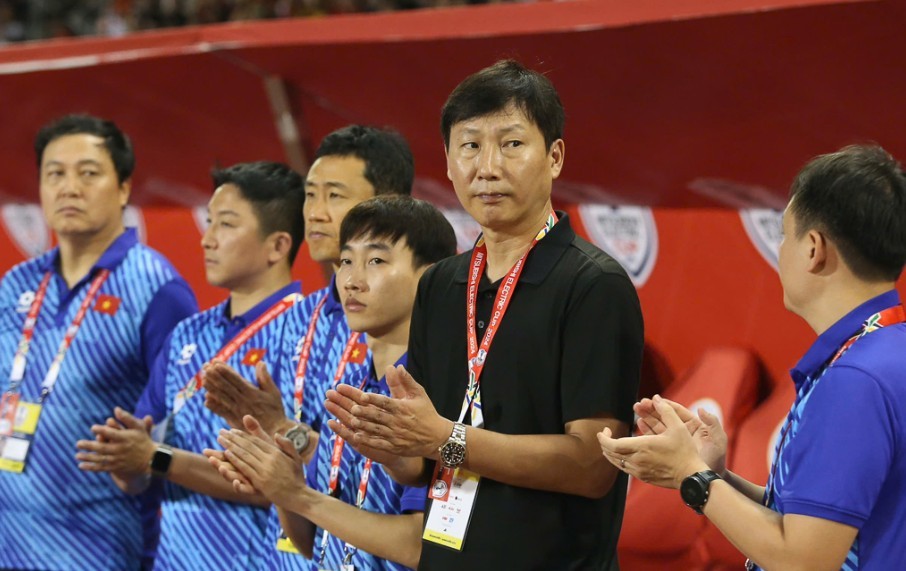 HLV Kim Sang-sik được kỳ vọng sẽ giúp U23 Việt Nam vượt qua U23 UAE ở tứ kết giải U23 châu Á. Ảnh: VFF.