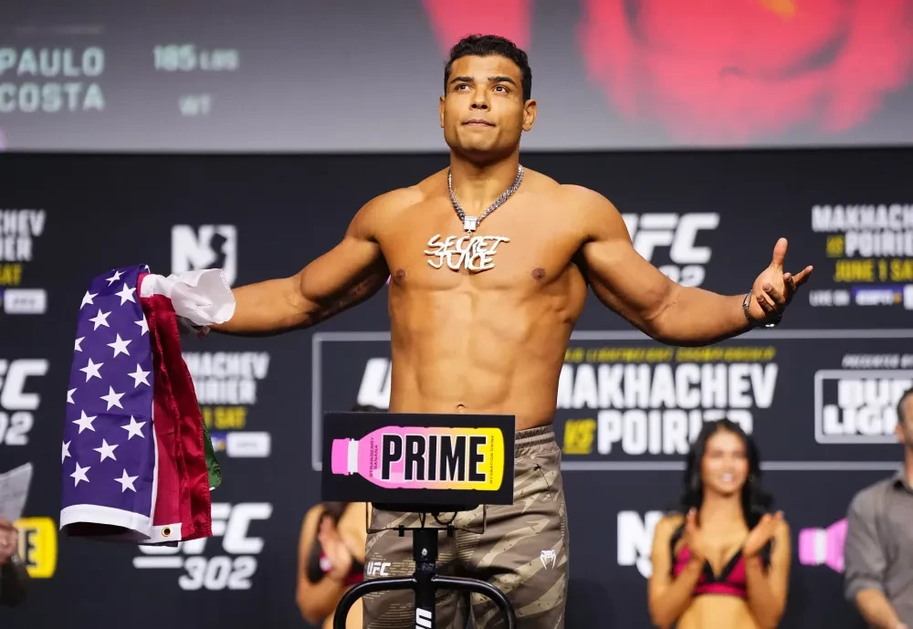 Paulo Costa tại buổi cân thử cho sự kiện UFC 302