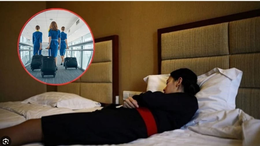Sau mỗi chuyến bay dài, tiếp viên phải tuân thủ thời gian nghỉ tối thiểu để đảm bảo sức khỏe, thể trạng