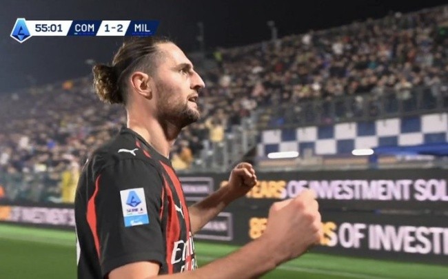 Rabiot ghi bàn cho Milan.