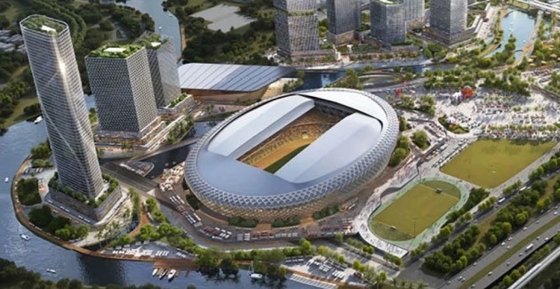 CĐV ĐNÁ trầm trồ trước siêu dự án Sân Rạch Chiếc.