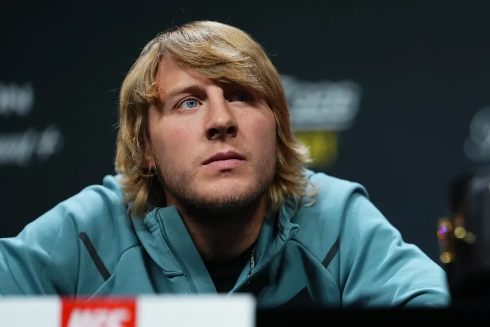 Paddy Pimblett tại buổi họp báo UFC