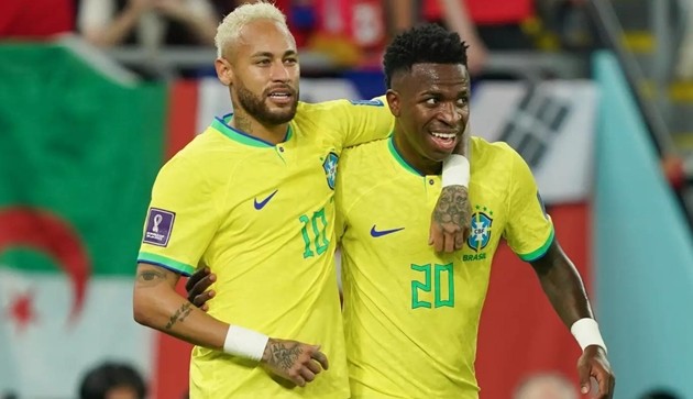 Neymar và Vinicius Junior là những ngôi sao xuất thân từ giải VĐQG Brazil.