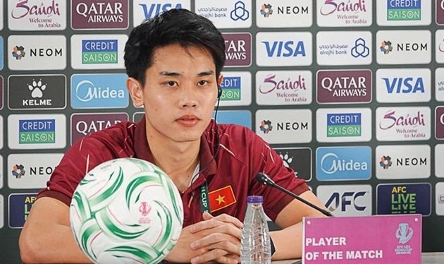 Đình Bắc khiêm tốn sau trận thắng U23 UAE.