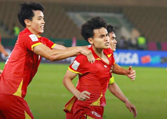 U23 Việt Nam đang tái hiện lại kỳ tích Thường Châu 2018 cách đây 8 năm. Ảnh: VFF.