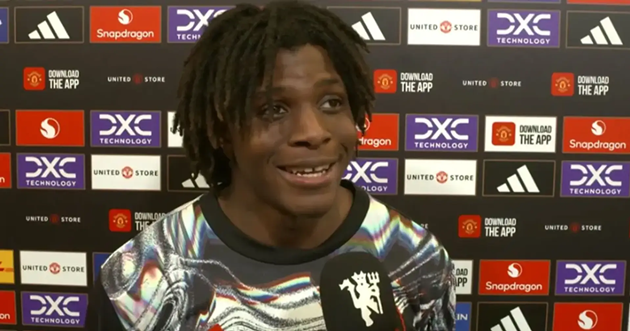 Dorgu có những chia sẻ sau trận thắng của Man Utd trước Man City.