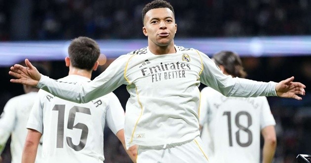 Mbappe giúp Real tìm chiến thắng đầu tiên dưới thời Arbeloa