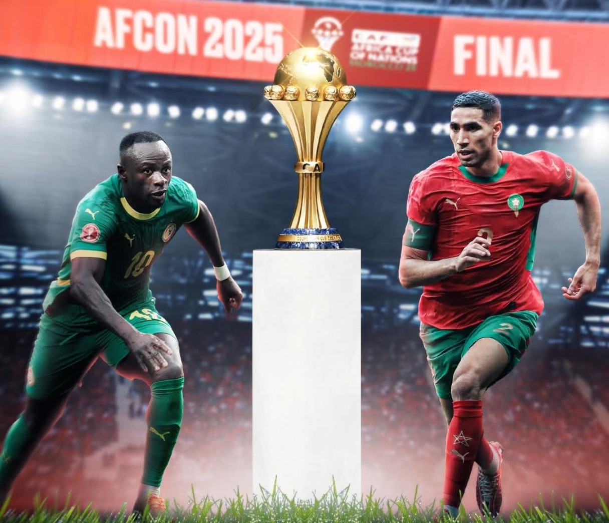 Morocco sẽ đụng độ Senegal trong trận chung kết. 