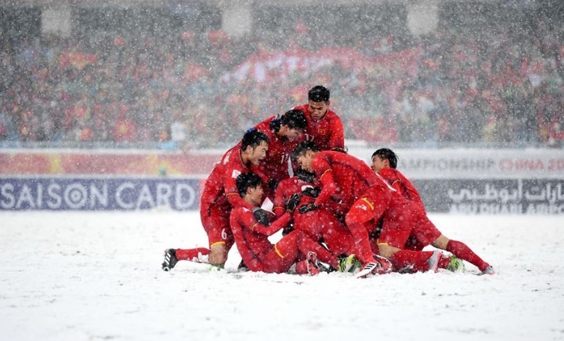 U23 Việt Nam đã viết nên một trong những câu chuyện bi tráng nhất tại Thường Châu năm 2018. Ảnh: Tuấn Hữu.