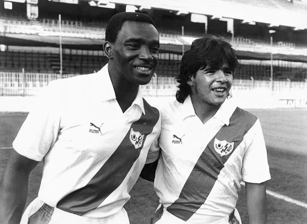 Laurie Cunningham và Hugo Maradona ở Rayo.