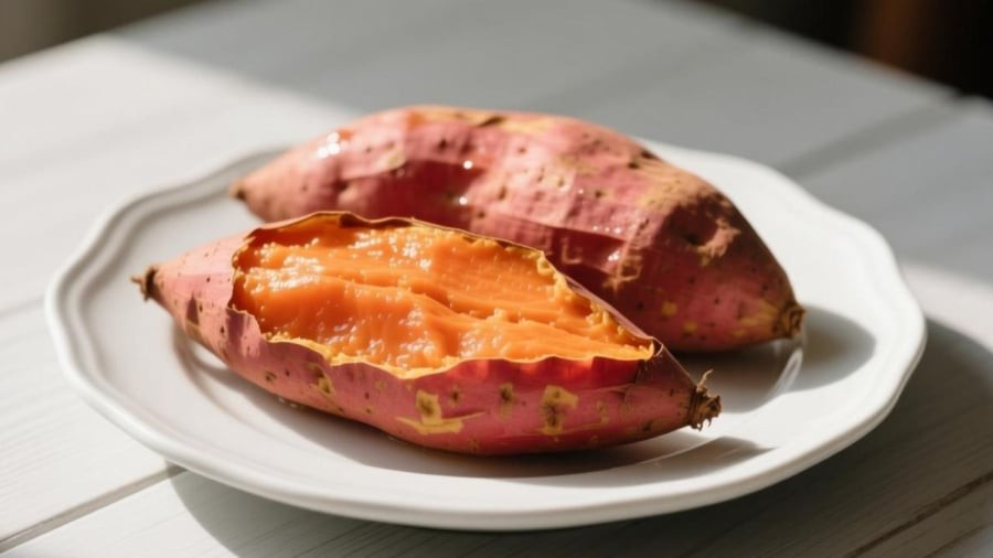 Ăn khoai lang mang lại nhiều lợi ích cho sức khỏe như củng cố khả năng miễn dịch, tốt cho hệ tiêu hóa.