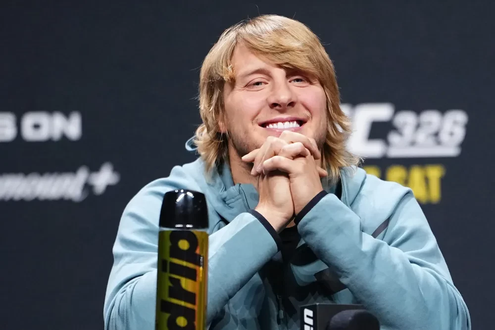 Paddy Pimblett tại buổi họp báo UFC It’s On Seasonal Press Conference
