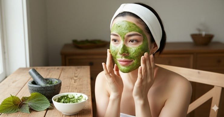 Lá tía tô sở hữu nhiều thành phần giúp hỗ trợ cải thiện tình trạng này theo hướng nhẹ nhàng, phù hợp với phương pháp chăm sóc da tự nhiên lâu dài.