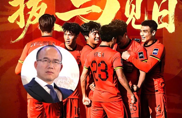 Tỷ phú Guo Guangchang treo thưởng 305 tỉ đồng nếu U23 Trung Quốc thắng U23 Việt Nam.