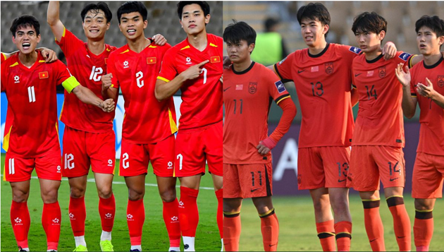 Cuộc đối đầu giữa U23 Việt Nam và U23 Trung Quốc được truyền thông Thái Lan quan tâm. Ảnh: AFC