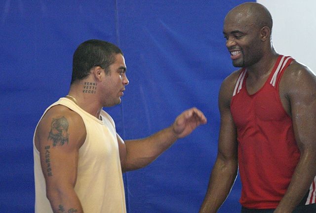 Paulo Filho và Anderson Silva