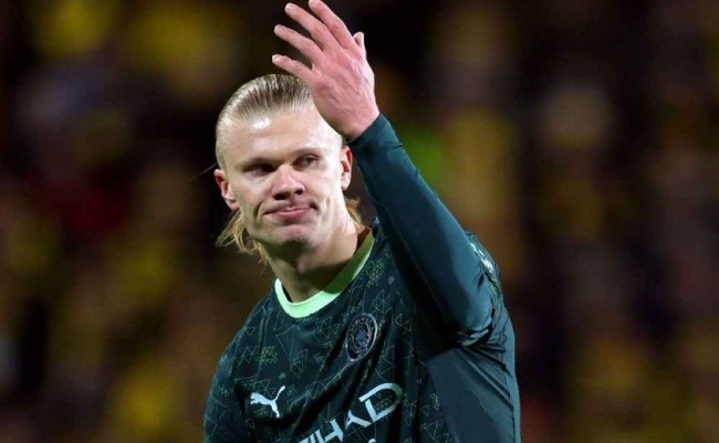 Haaland thất vọng về màn thể hiện của Man City.
