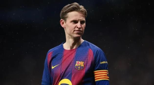 De Jong không thể ra sân ở trận đấu với .