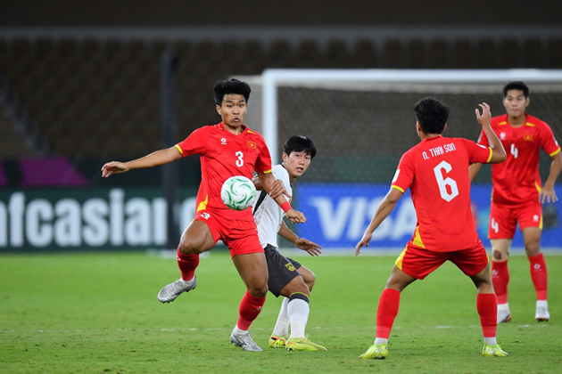 U23 Việt Nam để thua U23 Trung Quốc và không thể một lần nữa góp mặt ở trận cung kết giải châu lục. Ảnh: VFF