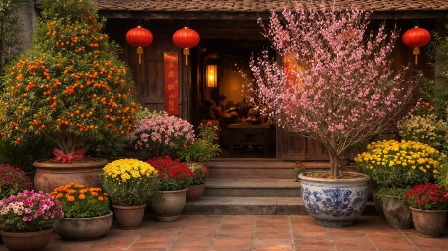 Cây cảnh là biểu tượng phong thuỷ và mang dòng chảy năng lượng