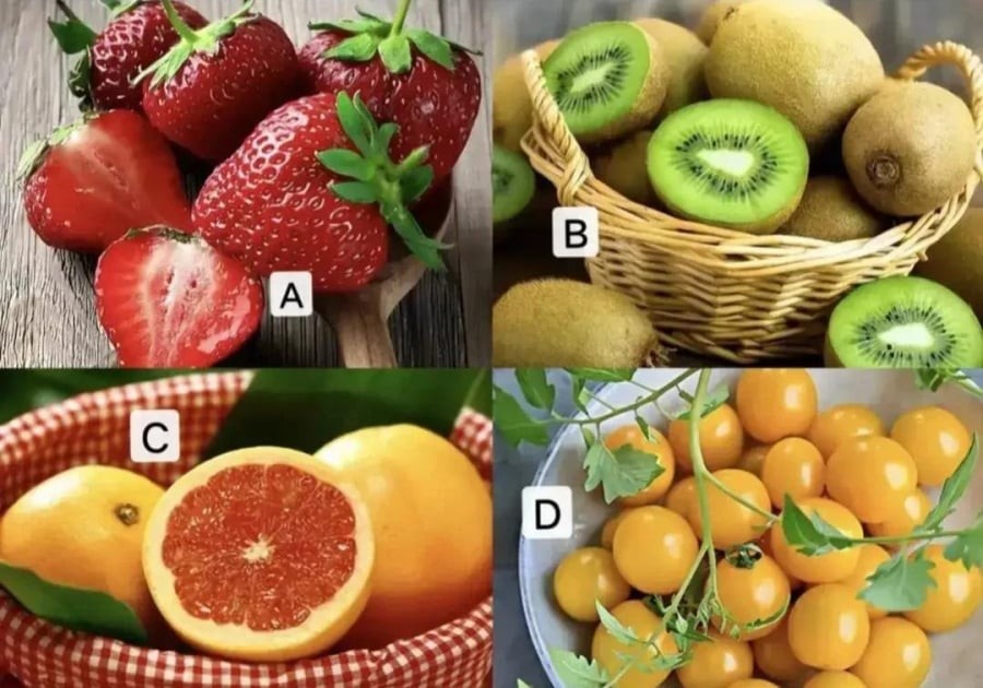 Hãy chọn loại hoa quả bạn thích ăn nhé!