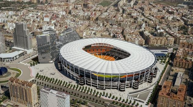 Valencia lên dự án xây SVĐ Nou Mestalla.