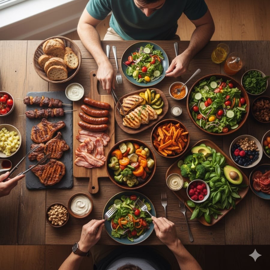 Ăn nhiều thịt chế biến sẵn, thịt nướng ở nhiệt độ cao trong thời gian dài có thể làm tăng nguy cơ mắc bệnh nếu không kiểm soát hợp lý.