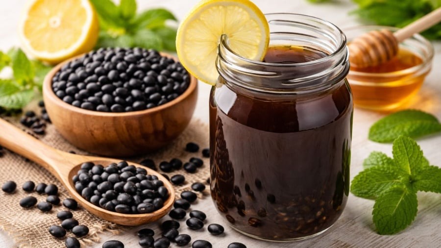 Nước đậu đen nhiều công dụng nhưng nên uống vào các khung giờ tốt