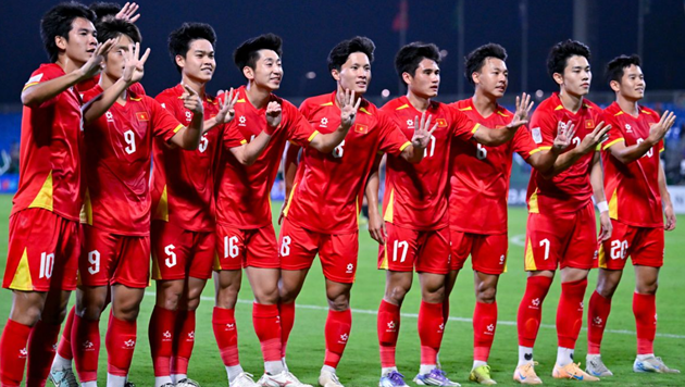 Việt Nam lần đầu tiên thắng Hàn Quốc ở cấp độ U23. Ảnh: AFC