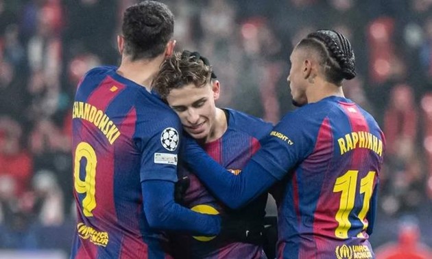 Barcelona đang hừng hực khí thế sau trận thắng tại Champions League.