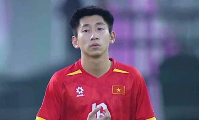 Nhật Minh là cầu thủ không phổi của U23 Việt Nam.