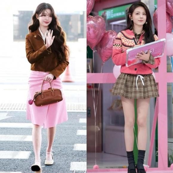 Sự đối lập về chất liệu tạo nên cảm giác có lớp lang, giúp bộ trang phục trông thời trang và có cá tính hơn, thay vì đơn thuần chỉ là phối hai màu với nhau.