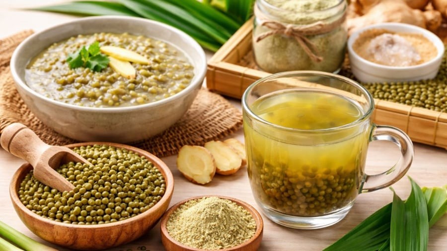 Cháo đậu xanh giúp hỗ trợ tiêu hoá