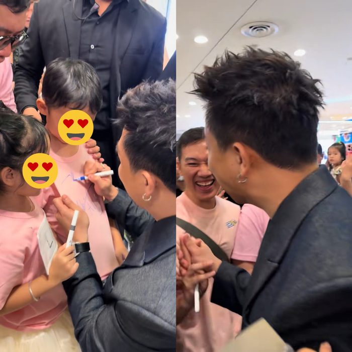 Hành động tinh tế của Trấn Thành với fan nhí gây sốt
